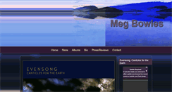 Desktop Screenshot of megbowlesmusic.com