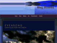 Tablet Screenshot of megbowlesmusic.com